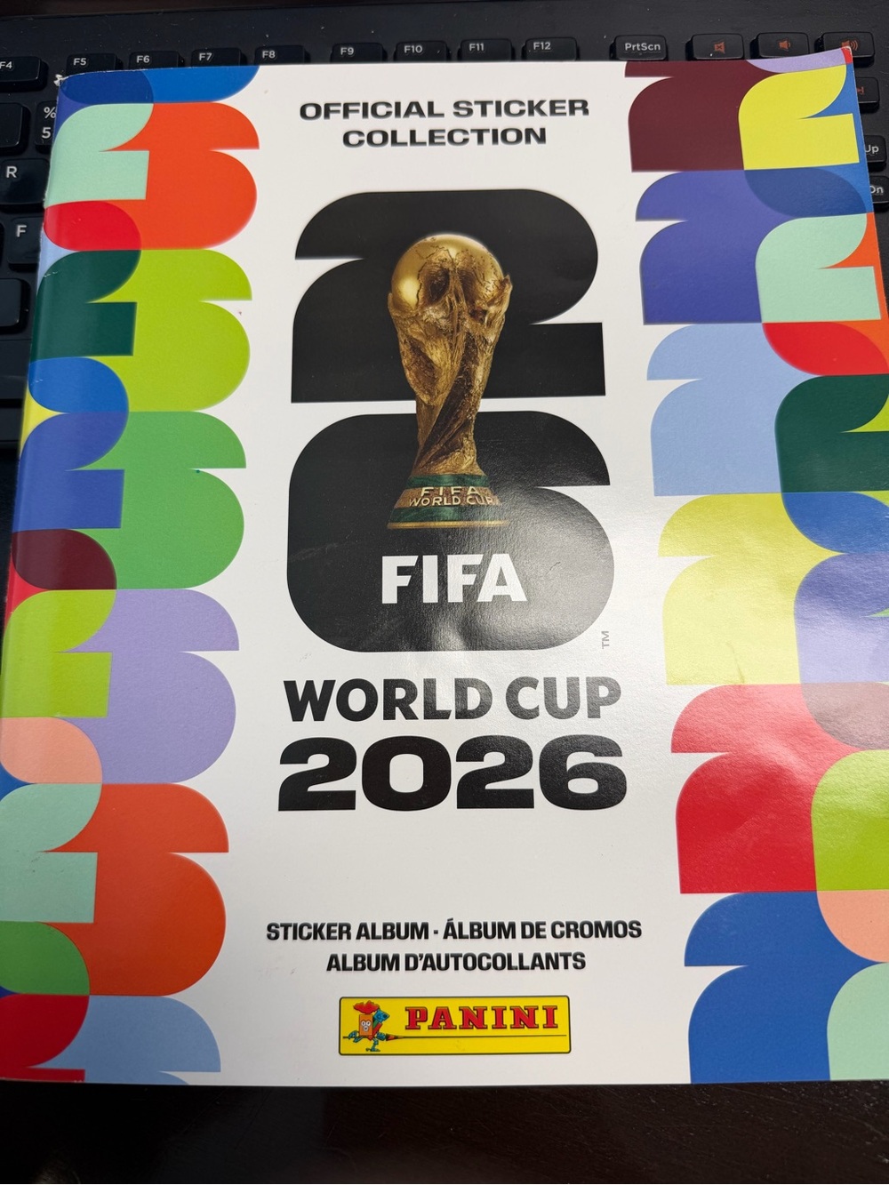 Panini Multicolor World Cup 2026 Graphic Sticker Album Cover